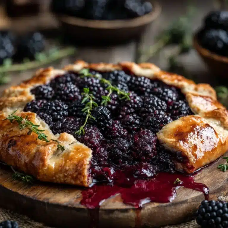 Blackberry Thyme Baked Brie En Croute Recipe