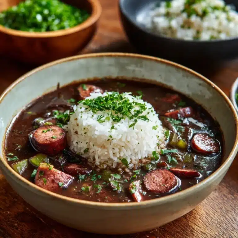 Authentic Cajun Sausage and Chicken Gumbo Recipe