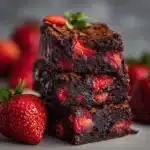 Strawberry Fudge Brownies Recipe