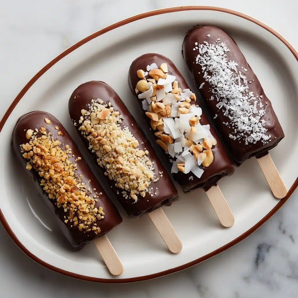 Chocolate Covered Banana Pops Recipe - Recipe Image