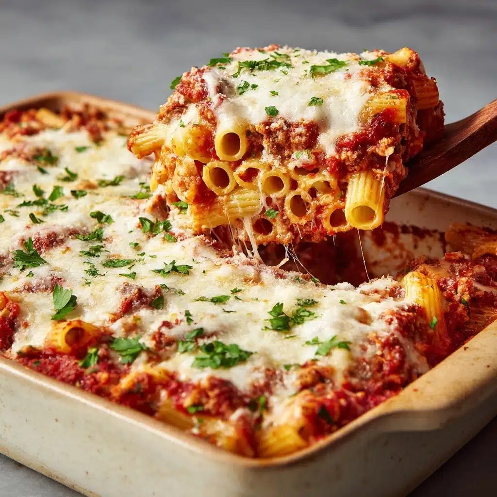 Cheesy Baked Rigatoni Recipe