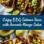 Crispy BBQ Salmon Tacos with Avocado Mango Salsa and Jalapeño: An Incredible Ultimate Recipe