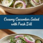 Creamy Cucumber Salad Recipe