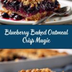 Overnight Blueberry Baked Oatmeal Crisp Recipe