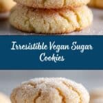 Perfect Soft and Chewy Vegan Sugar Cookies Recipe
