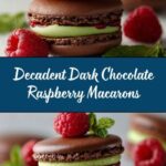 Dark Chocolate Raspberry Macarons Recipe