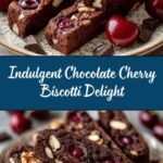 Decadent Chocolate Cherry Biscotti Recipe