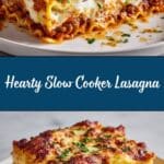 Easy Slow Cooker Lasagna Recipe