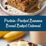 High-Protein Banana Bread Baked Oatmeal Recipe