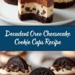 Oreo Cheesecake Cookie Cups Recipe