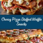 The Best Pizza Stuffed Waffle Snacks for Fun, Cheesy Flavor Recipe