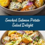 Potato Salad with Hot Smoked Salmon Recipe