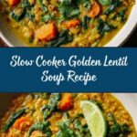 Slow Cooker Golden Lentil Soup Recipe