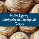 Eggnog Snickerdoodle Thumbprint Cookies Recipe