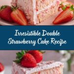 Double Strawberry Cake Recipe