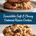 Soft & Chewy Oatmeal Raisin Cookies Recipe