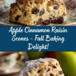 Apple Cinnamon Raisin Scones Recipe