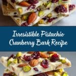 Delightful Pistachio Cranberry Bark Recipe