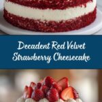 Red Velvet Strawberry Cheesecake Recipe