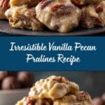 Easy Vanilla Pecan Pralines Recipe