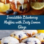 Blueberry Muffins with Lemon Glaze Recipe