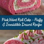 Pink Velvet Roll Cake Recipe