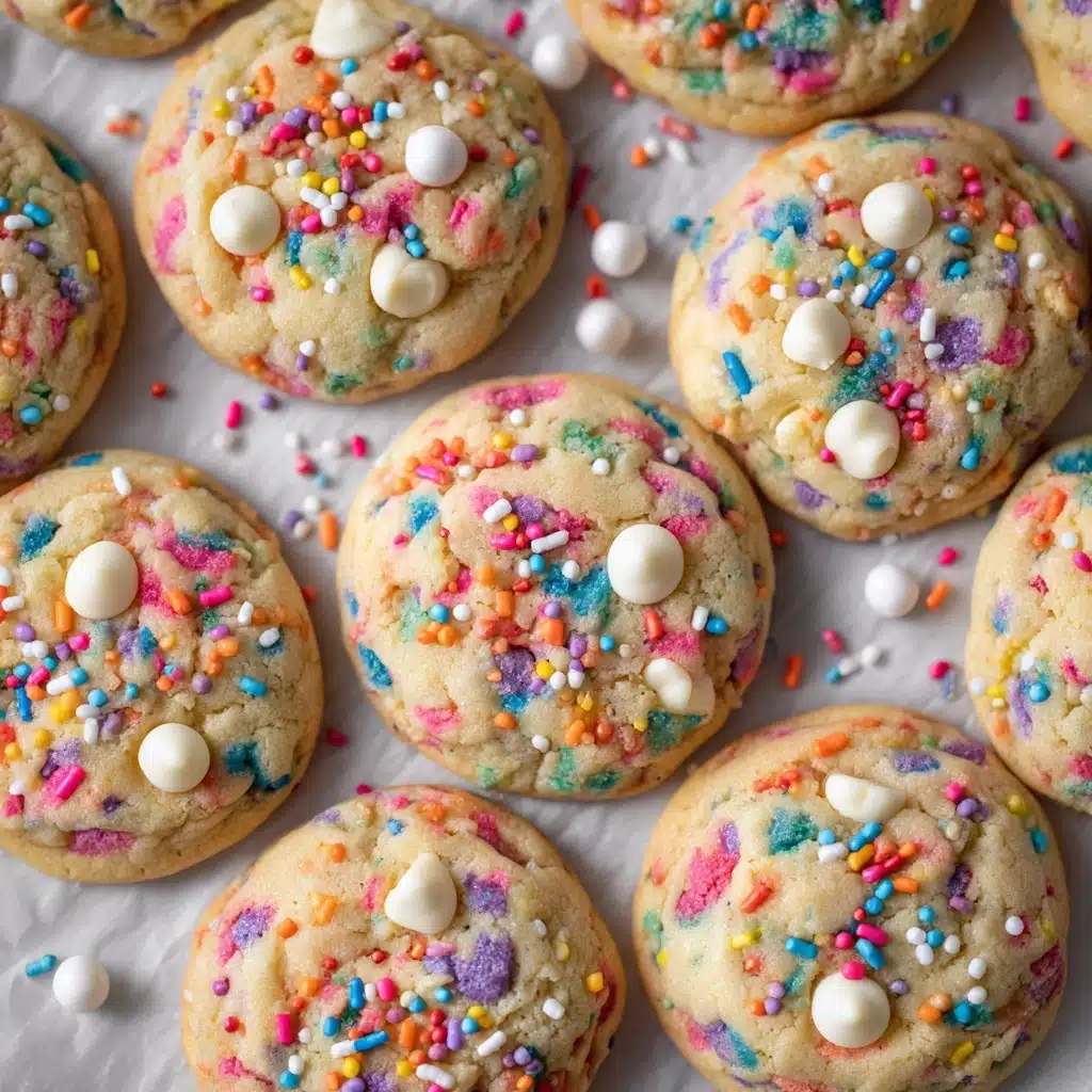 White Chocolate Confetti Cookies Recipe - Recipe Image