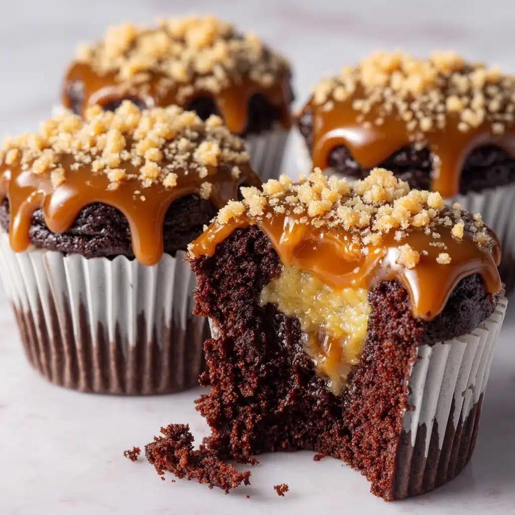 Irresistible Salted Caramel Lava Cupcakes Recipe - Recipe Image