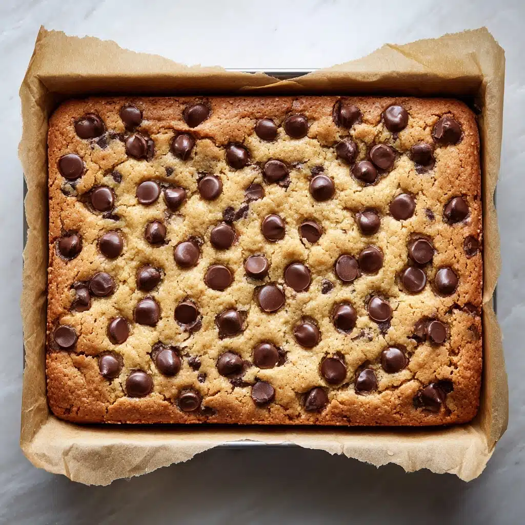Peanut Butter Chocolate Chip Cookie Bars Recipe - Recipe Image