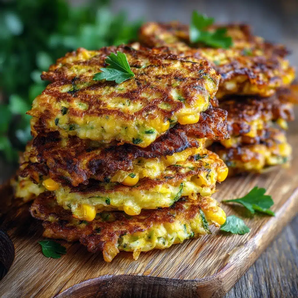Zucchini and Edamame Fritters (High Protein) Recipe - Recipe Image