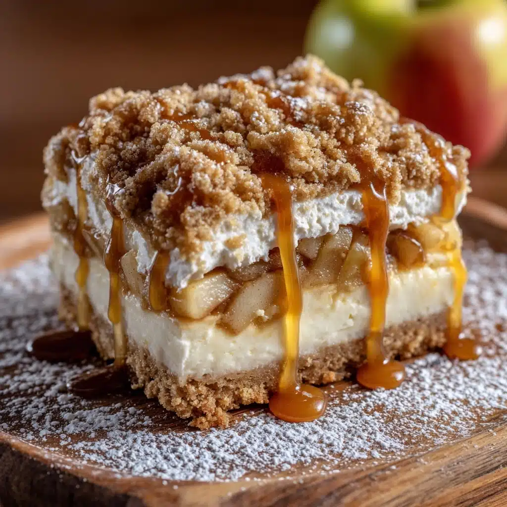 Salted Caramel Apple Pie Cheesecake Recipe - Recipe Image