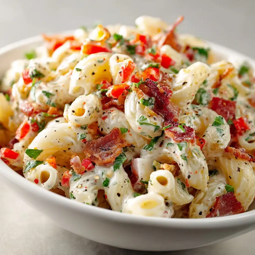 BLT Macaroni Salad Recipe - Recipe Image