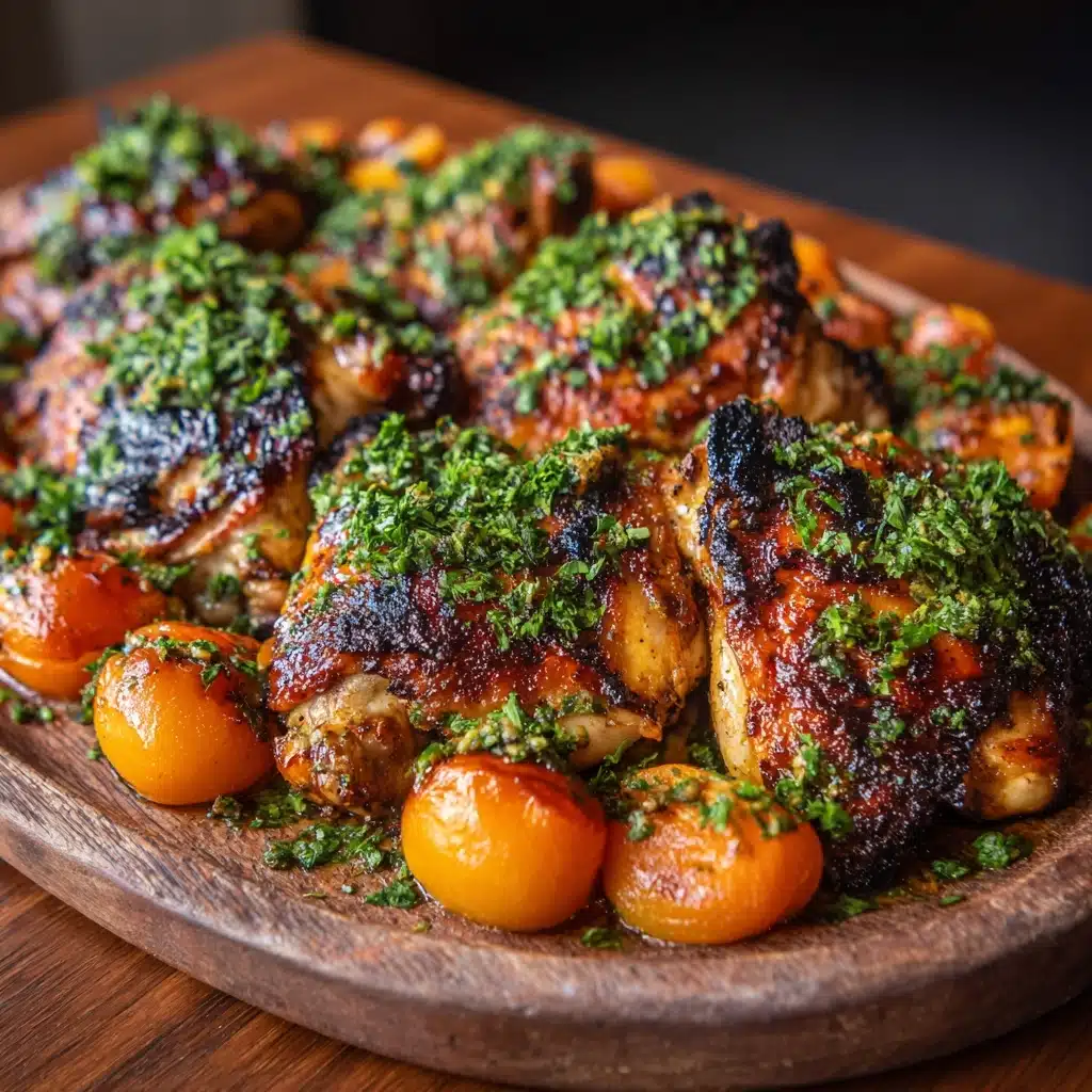 Moroccan Grilled Chicken With Apricots Recipe - Recipe Image