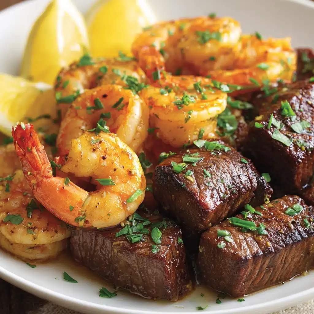 Savory Steak Bites and Shrimp Recipe - Recipe Image
