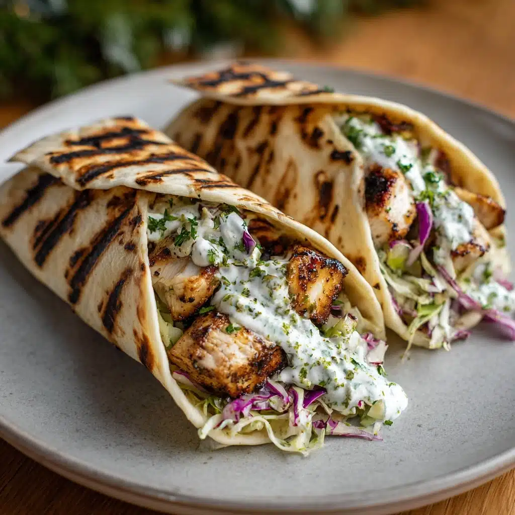 Sheet Pan Chicken Pitas with Herby Ranch Slaw Recipe - Recipe Image