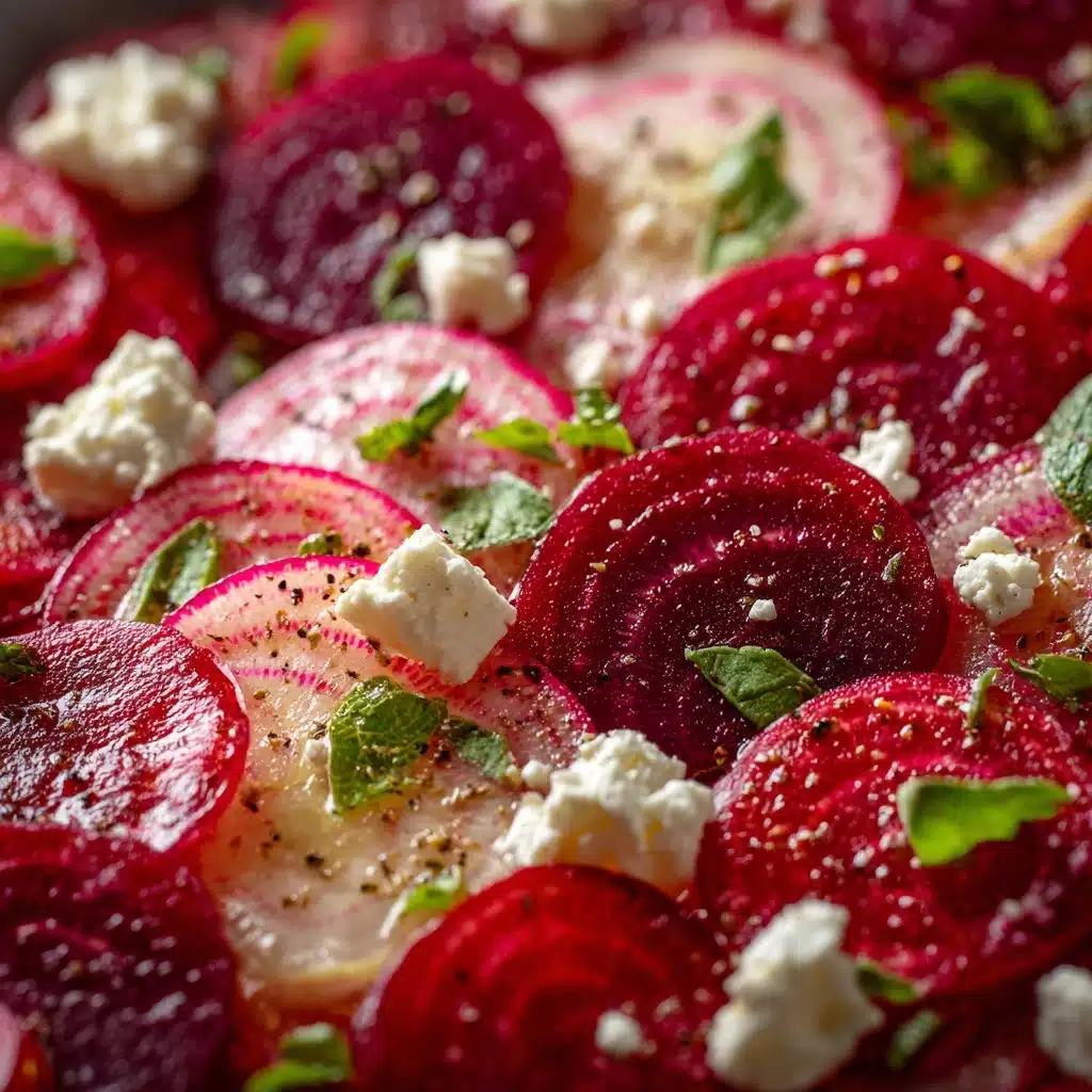 Roasted Beets and Radishes with Goat Cheese Recipe - Recipe Image
