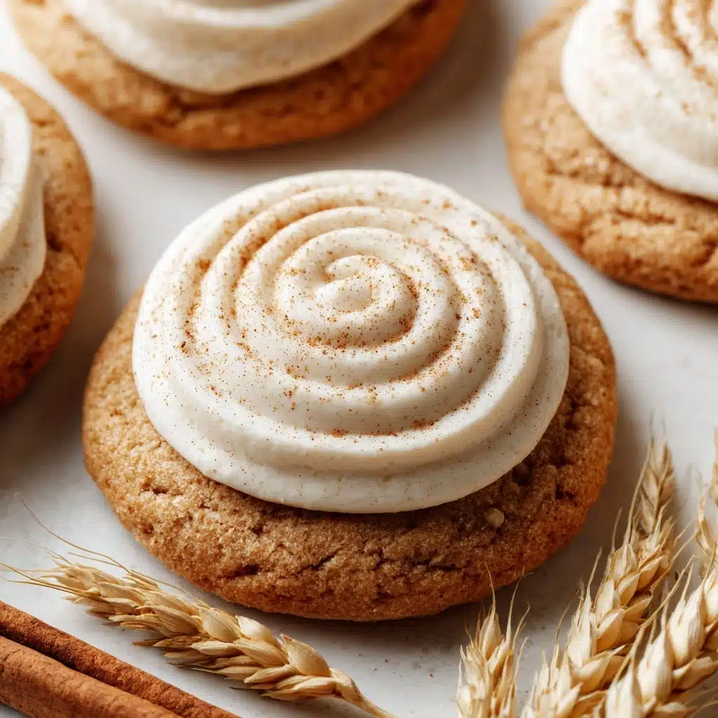 Pumpkin Cookies with Cream Cheese Frosting Recipe - Recipe Image