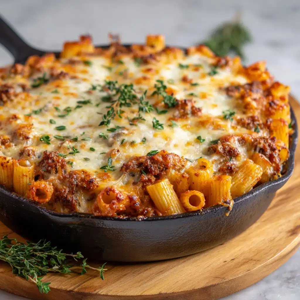 Baked Rigatoni with Sausage and Boursin Cheese Recipe - Recipe Image