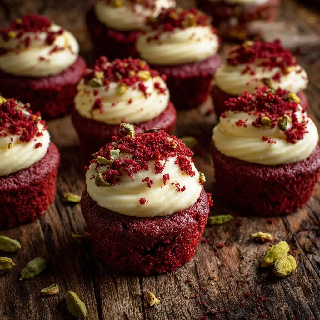 Red Velvet Cheesecake Mini Pies Recipe - Recipe Image