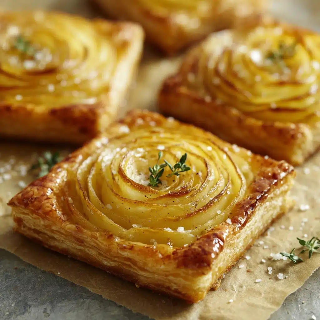 Camembert & Potato Puff Pastry Bites with Honey Recipe - Recipe Image