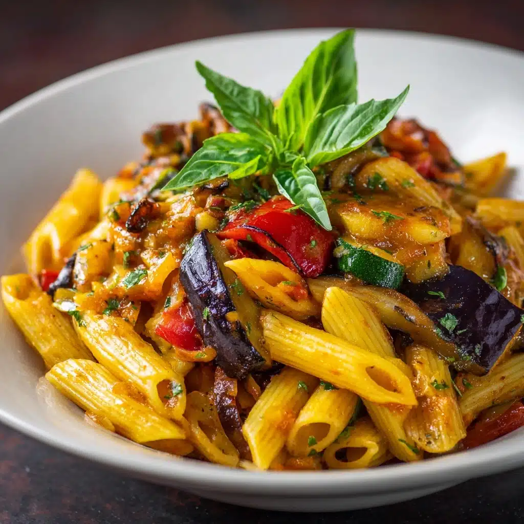Roasted Vegetable Pasta Recipe - Recipe Image