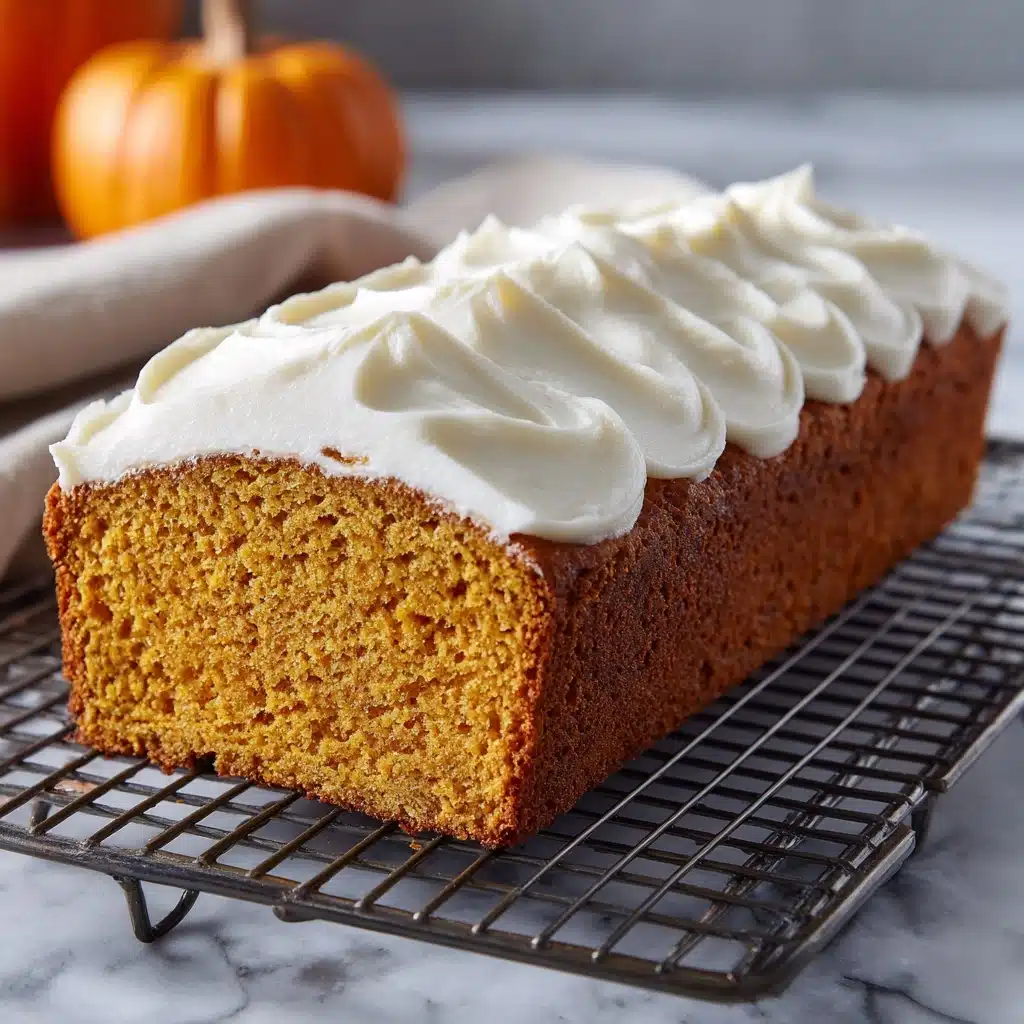 Pumpkin Bread with Cream Cheese Frosting Recipe - Recipe Image