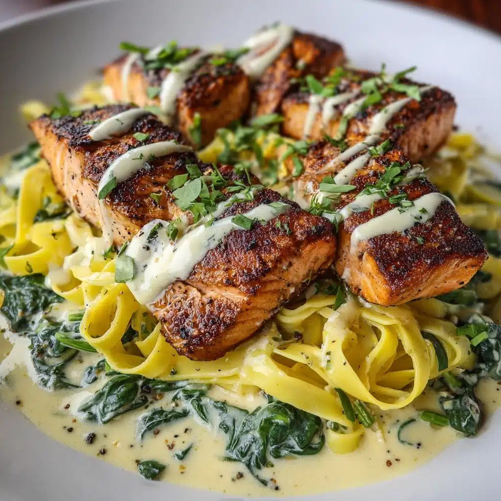Creamy Salmon Florentine Recipe - Recipe Image