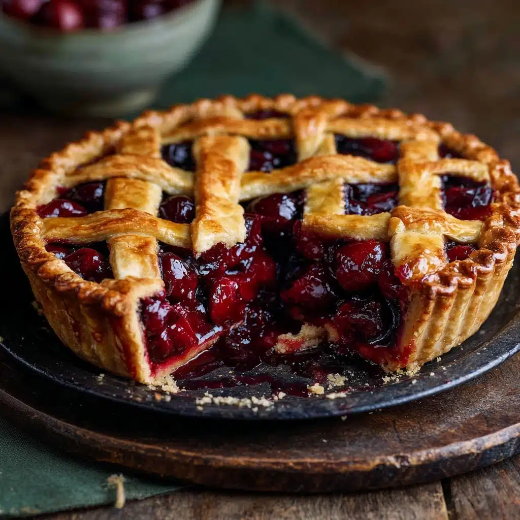 Braided Cranberry-Orange Pie Recipe - Recipe Image