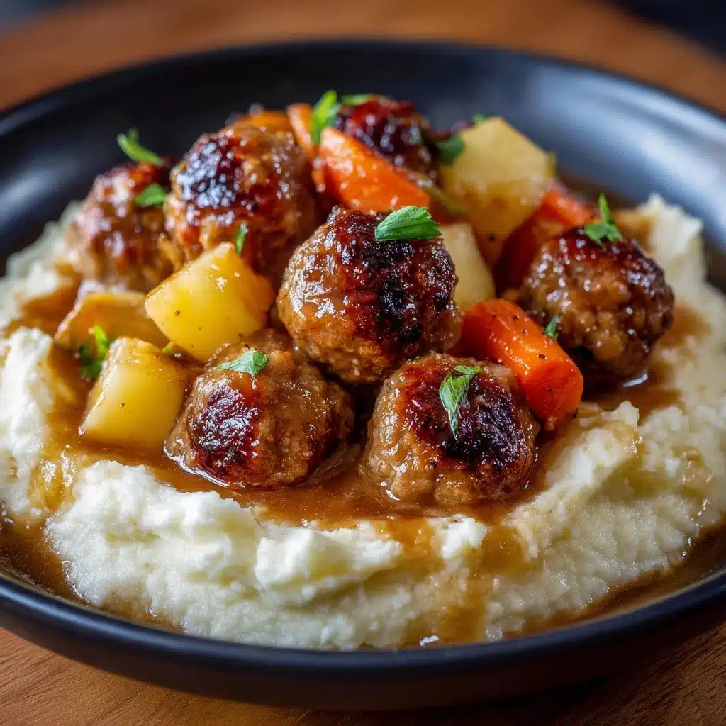 Easy Frozen Meatball Pot Roast Recipe - Recipe Image