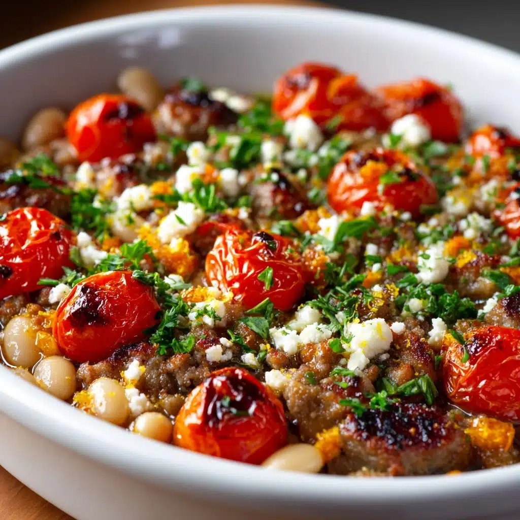 Greek Sausage and Beans Recipe - Recipe Image