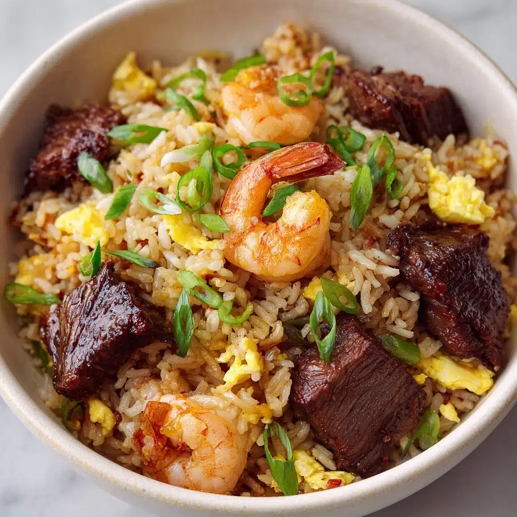 Shrimp and Steak Fried Rice Recipe - Recipe Image
