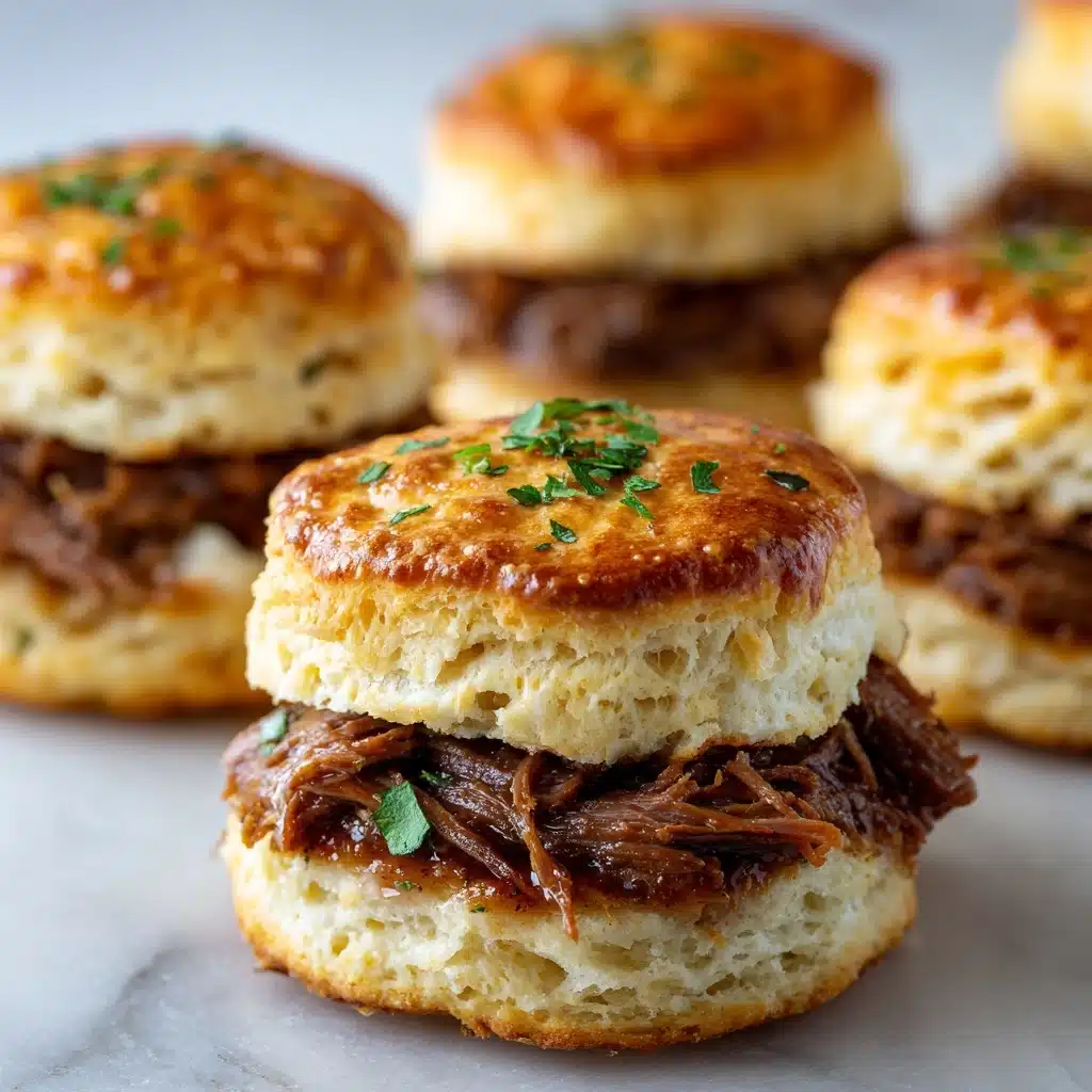 Baked French Dip Biscuits Recipe - Recipe Image