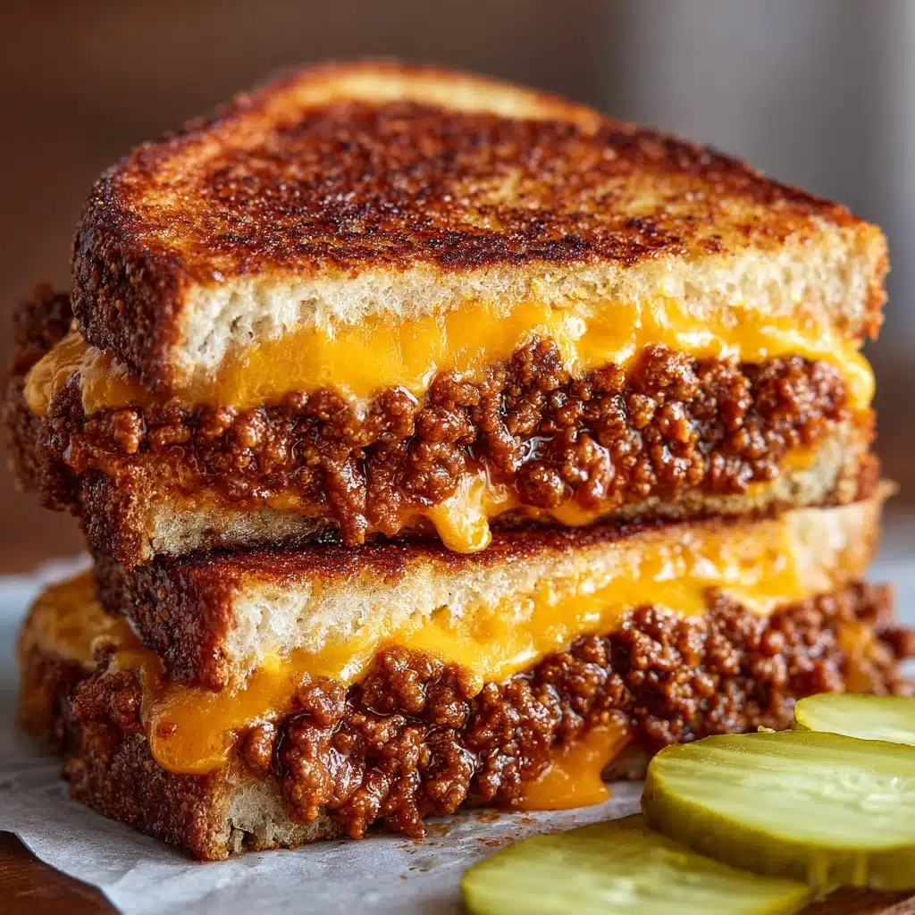 Grilled Cheese Sloppy Joes Recipe - Recipe Image