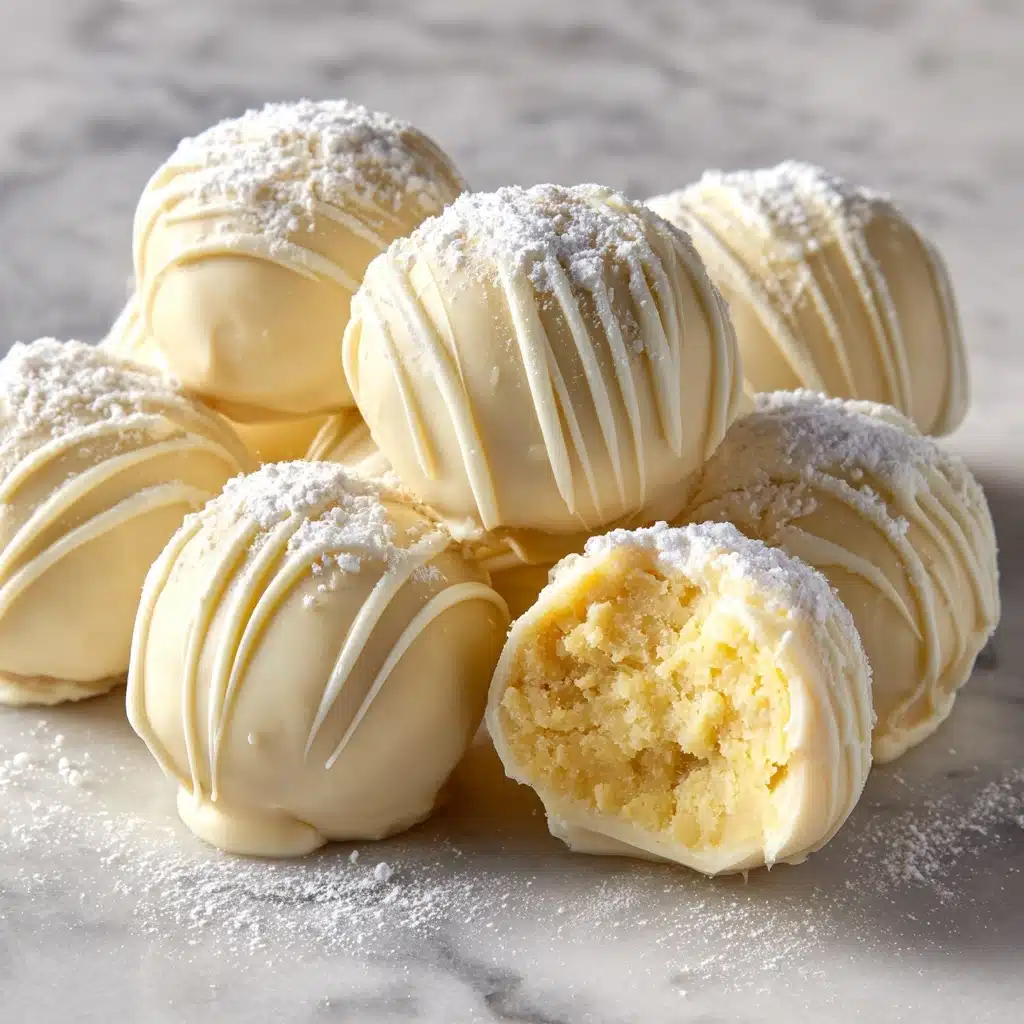 White Chocolate Lemon Truffles Recipe - Recipe Image